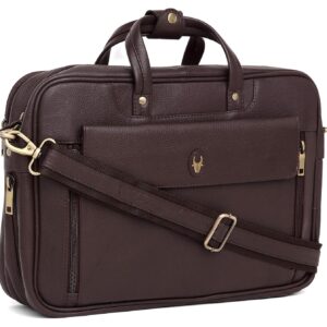 WildHorn Genuine Leather (15.5 inch) Laptop Messenger Bag Dimension : L-15.5 inch W-4 inch H-11.5 inch