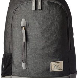 Gear Campus8 25L Medium Water Resistant School Bag/Casual Backpack/Daypack/College Bag/for Men/Women (Charcoal Grey)