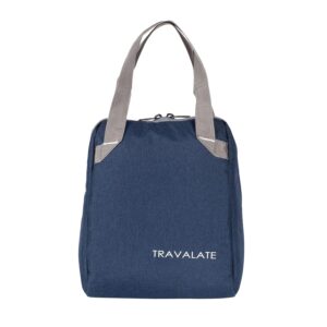 TRAVALATE Insulated Lunch Bag for Men Women – Leakproof Lunch Box for Kids Office Work School Picnic – Reusable Soft Cooler Tote Bag Lunch Bag (Navy Blue)