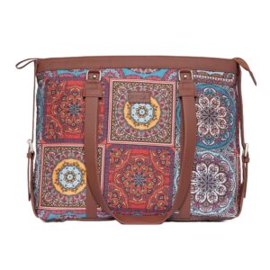 ZOUK Women Office Bag Mandala Multicolor