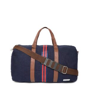 BAD HABIT Blue Spacious & Stylish Canvas Duffel Bag