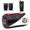 JAISBOY Juventus Combo of Juventus (Black) Duffle Gym Bag, Gloves (Free Size), Spider Gym Shaker Gym Kit/for Men and Women